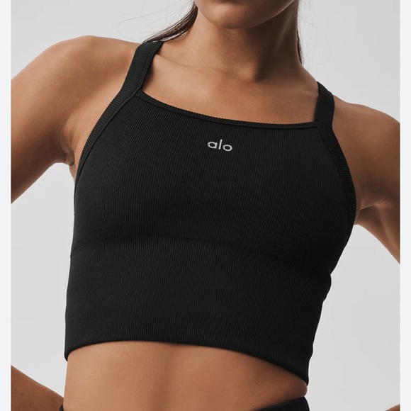 ALO Yoga Other - ALO Yoga Seamless Ribbed Favorite Bra Tank